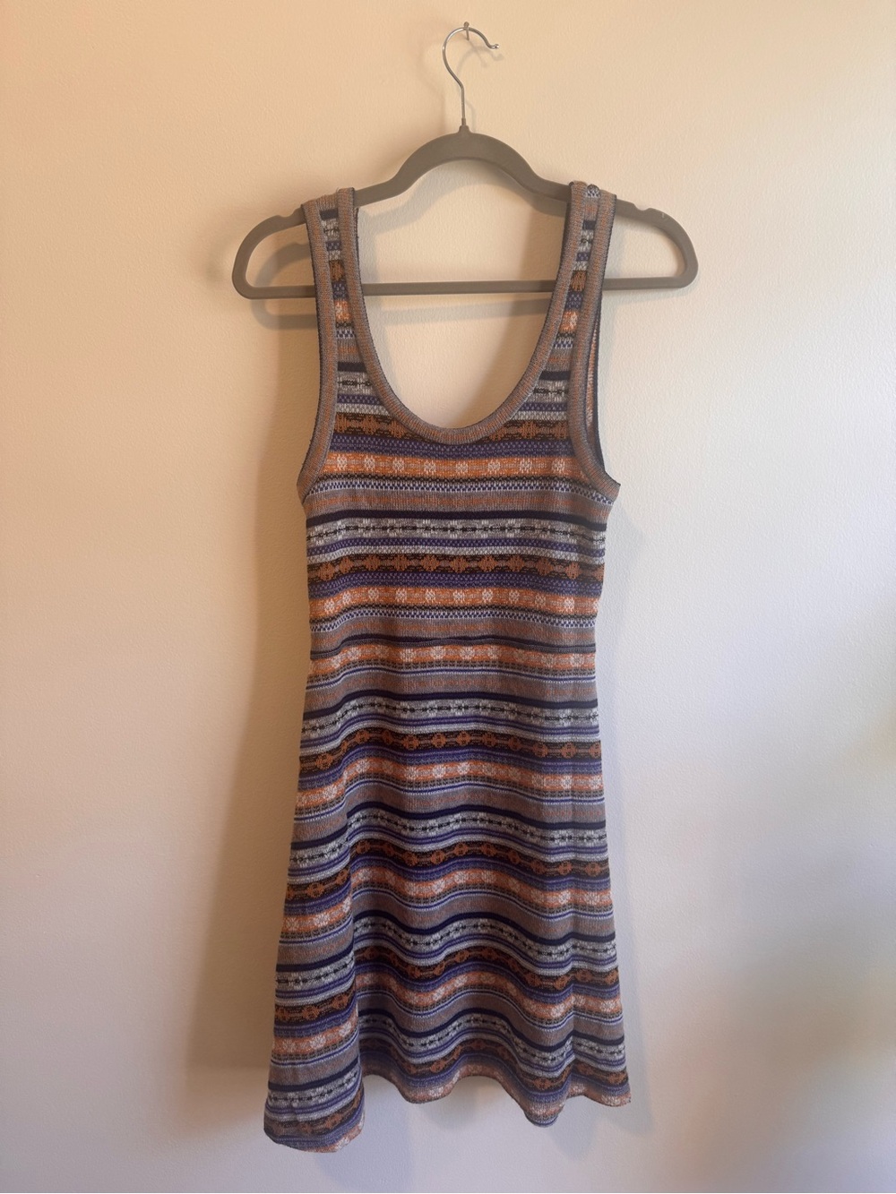 Free People Striped Knit Tank Dress
